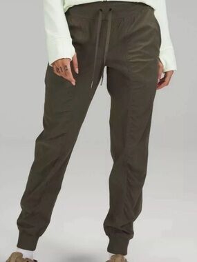 lululemon athletica Olive Green Track Joggers